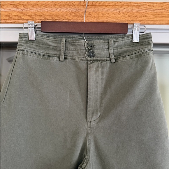 NWOT Apiece Apart Sage Green Cotton Classic Merida Pants - Picture 3 of 9